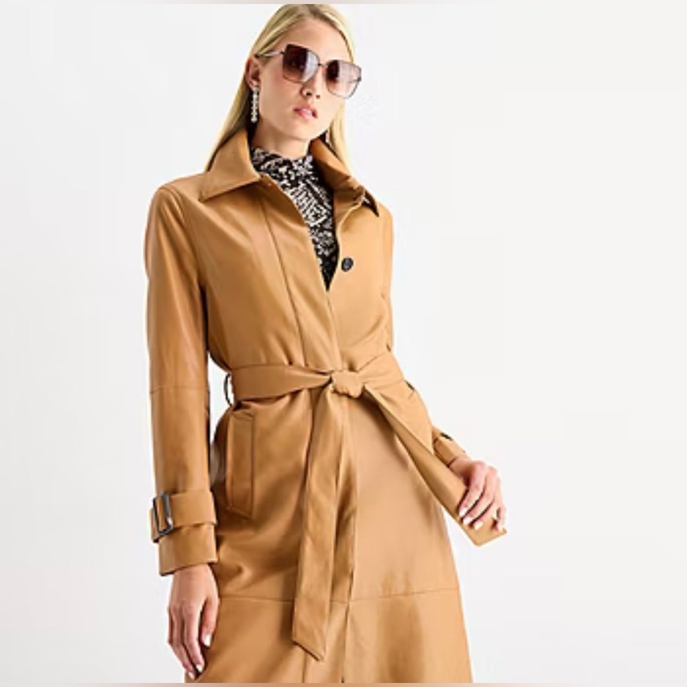 Worthington Camel Trench Coat